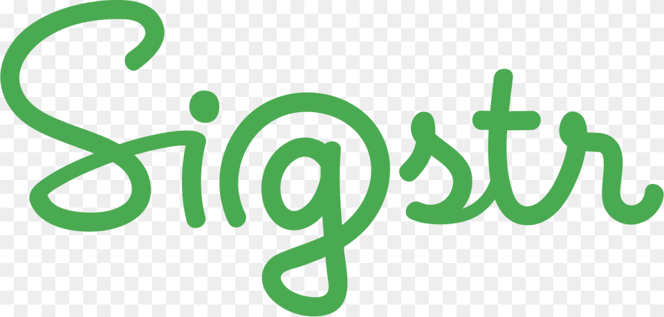 Sigstr Raises 5 Million To Turn Email Sigstr Logo, Text, Handwriting Free Png