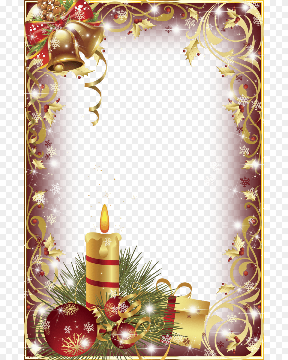 Sigue Visitando Nuestra Amplia Seleccin De Marcos Christmas Design Frame, Candle Free Transparent Png