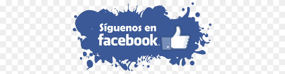 Siguenos En Facebook Blue Splash Png Image