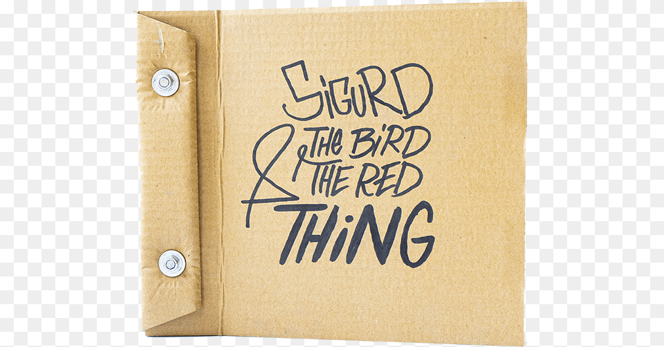 Sigurd The Bird And Red Thing Limited Cardboard Book Calligraphy, Handwriting, Text Free Png Download