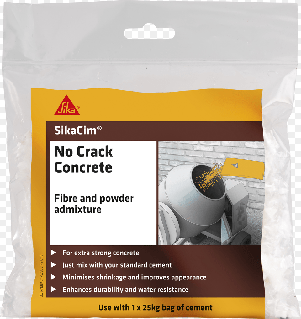 Sika No Crack Concrete, Advertisement, Poster, Powder Png