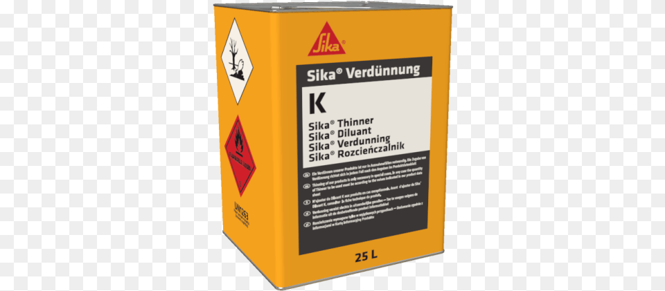 Sika Verdnnung K, Box, Cardboard, Carton, Package Png Image