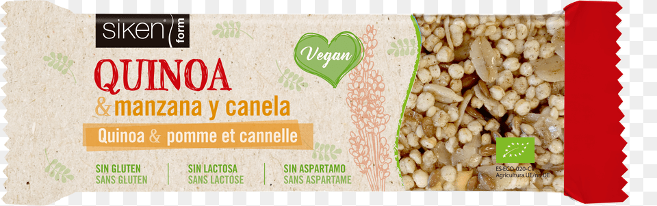 Siken Form Barrita Quinoa Manzana Canela Alta Quinoa Png