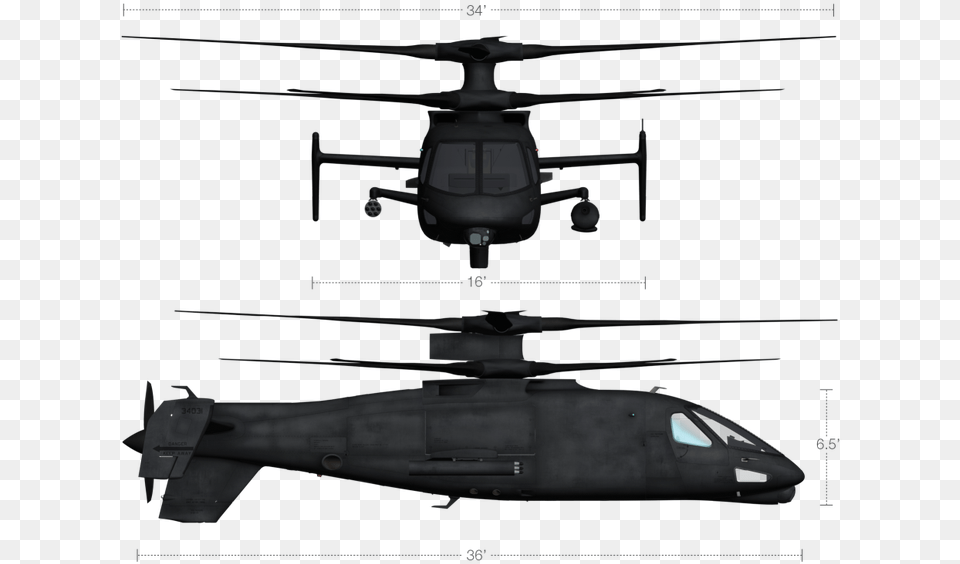 Sikorsky S 97 Attack Helicopter Armed Forces Raiders New Us Army Scout Helicopter, Aircraft, Transportation, Vehicle, Cad Diagram Png