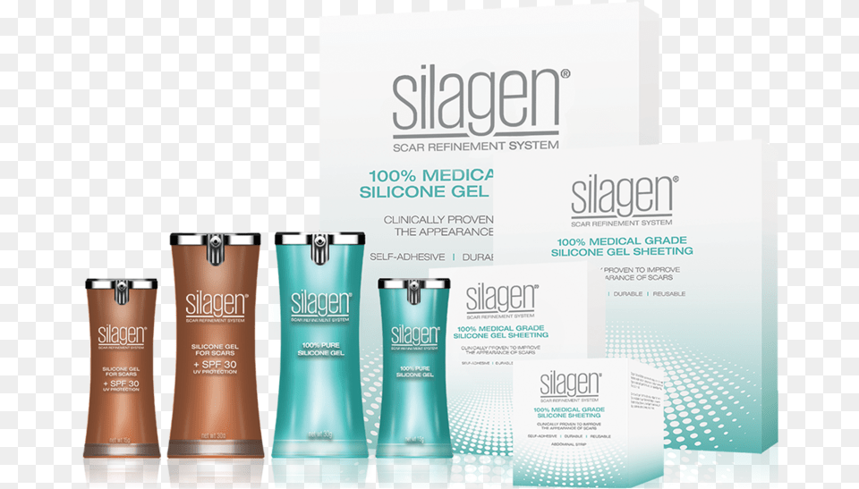 Silagen Scar Refinement System U2014 Integrated Dermatology Silagen Scar Gel, Advertisement, Poster, Bottle, Shaker Free Png