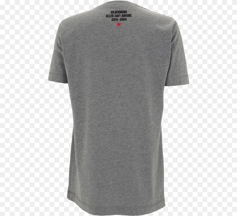 Silbermond Rewind Button Boy T Shirt Graumeliert Qwlgkq T Shirt, Clothing, T-shirt Free Png Download