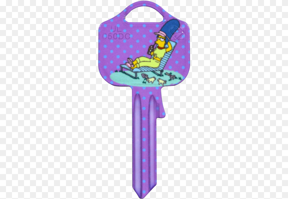 Silca Ulo50l 5 Pin Novelty Marge Deck Chair Simpsons Bag, Baby, Person, Key Png Image