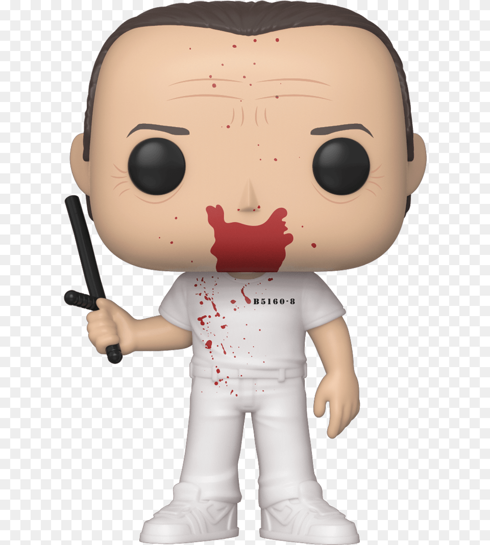 Silence Of The Lambs Bloody Hannibal Pop Vinyl Figure Funko Hannibal Lecter Bloody, Baby, Person, Toy, Doll Free Png Download