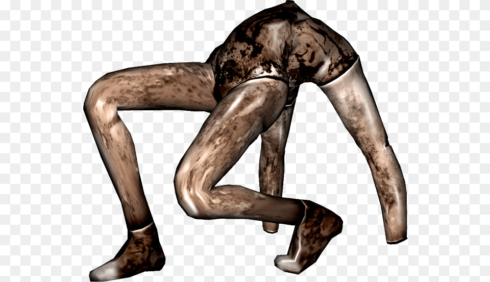 Silent Hill 2 Mannequin Monster Silent Hill Mannequin Legs, Bronze, Art, Adult, Male Free Png