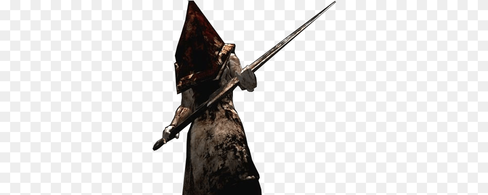 Silent Hill 2 Pyramid Head Stock Silent Hill Pyramid Head, Sword, Weapon, Blade, Dagger Free Png