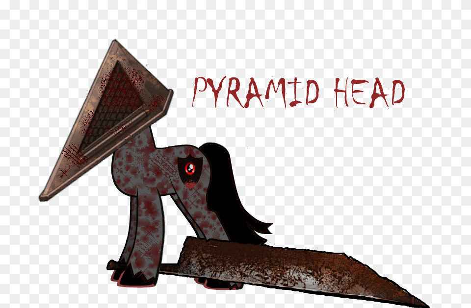Silent Hill 2 Pyramid Head Red Weapon Silent Hill Pyramid Head Mlp, Triangle, Device, Outdoors Free Png Download