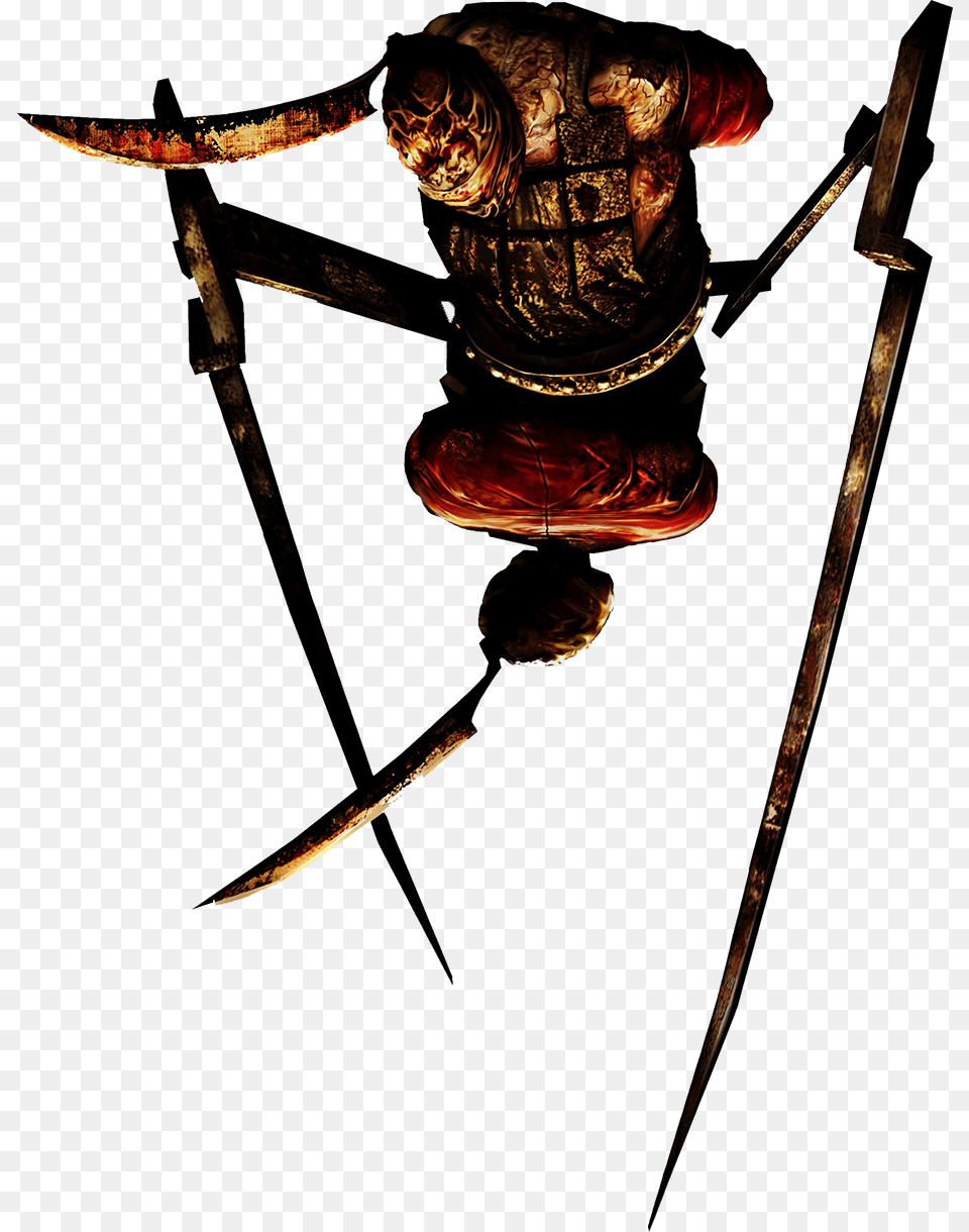 Silent Hill 3 Creature, Sword, Weapon, Head, Person Png