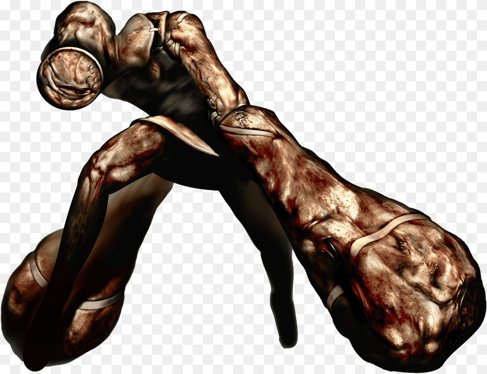 Silent Hill 3 Creatures, Bronze, Adult, Male, Man Png Image