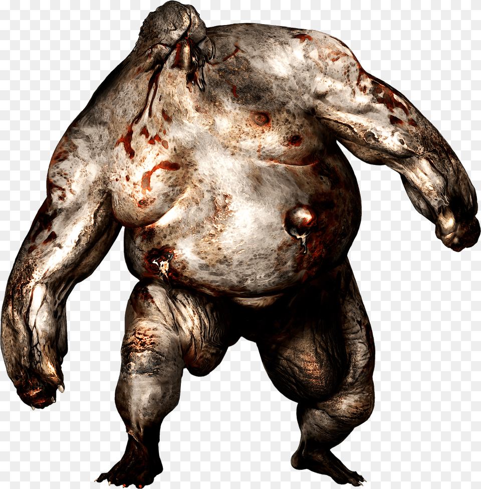 Silent Hill 3 Fat Monster, Art, Painting, Alien, Animal Free Png