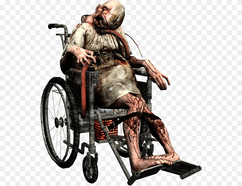 Silent Hill Nurse Silent Hill Downpour Creature, Chair, Furniture, Adult, Person Png Image