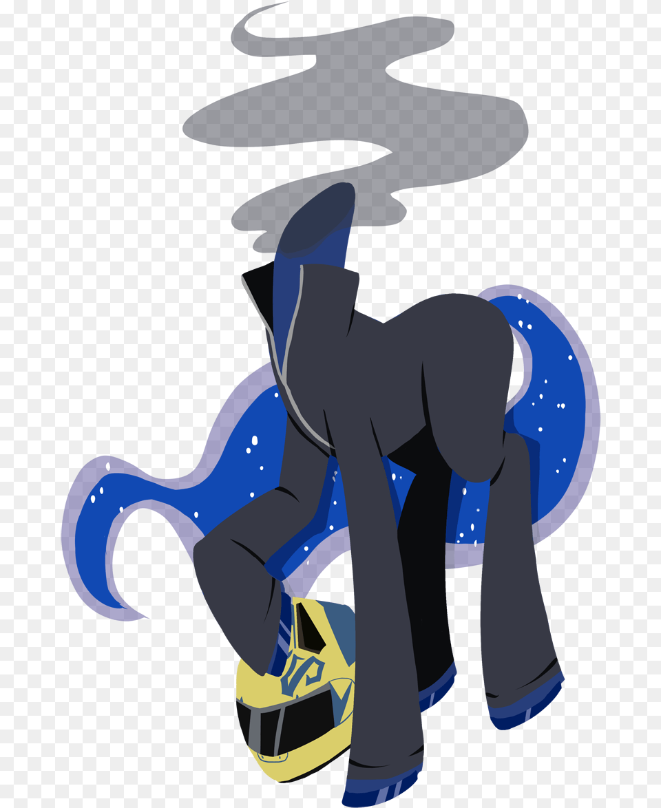 Silent Ponytagonist Celty Sturluson Crossover Dullahan, Art, Clothing, Footwear, Graphics Free Png Download