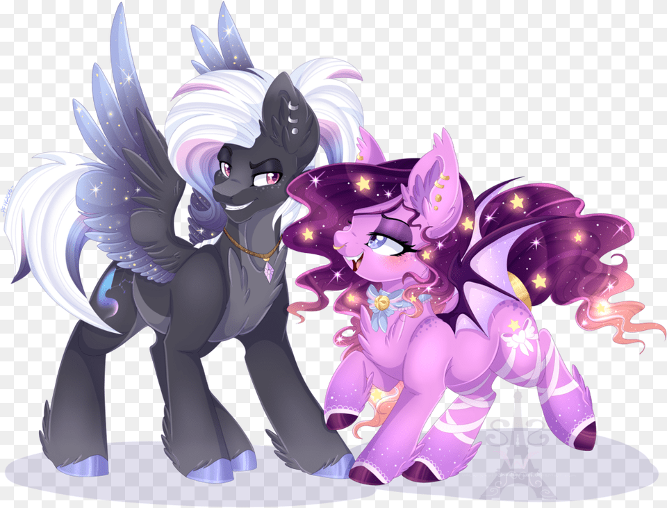 Silent Shadow Wolf Bat Pony Chest Fluff Female Cartoon, Book, Comics, Publication, Purple Free Png