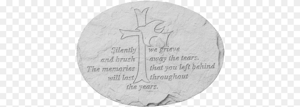Silently We Grieve And Brush Away The Tearsmemorial Garden, Text Png Image