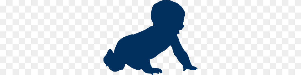 Silhouet Images Icon Cliparts, Baby, Person, Crawling Png