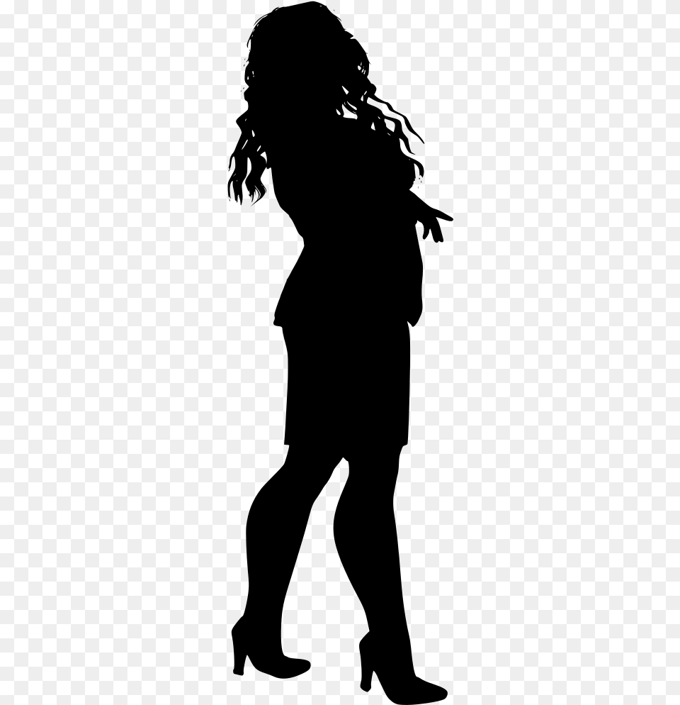Silhouette, Gray Free Png