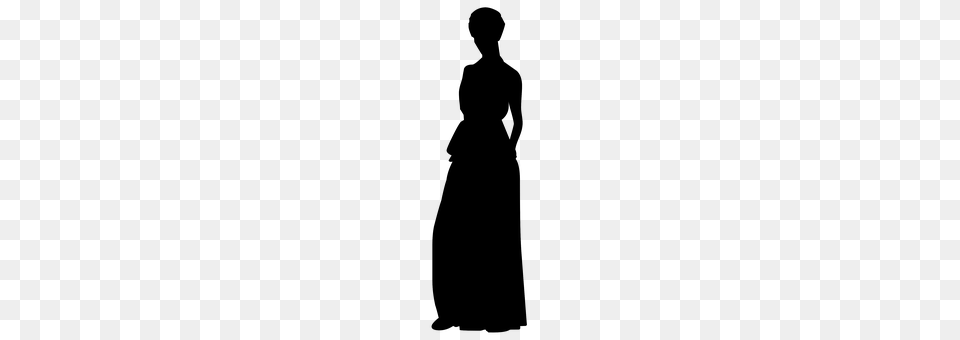 Silhouette Clothing, Dress, Fashion, Formal Wear Free Transparent Png