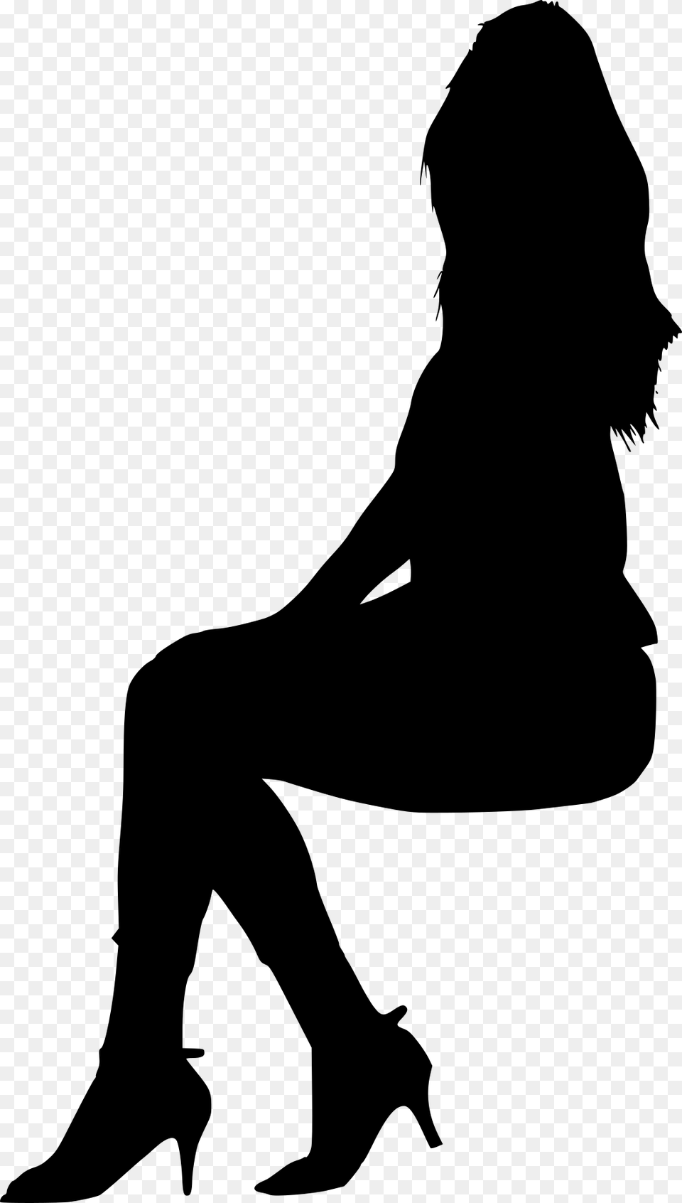 Silhouette, Gray Png Image