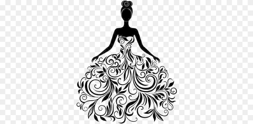 Silhouette, Chandelier, Clothing, Dress, Lamp Free Transparent Png