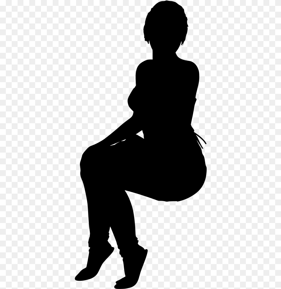 Silhouette, Gray Free Png