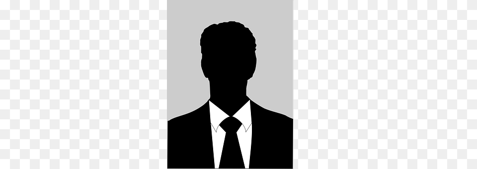 Silhouette Accessories, Stencil, Tie, Formal Wear Free Png Download