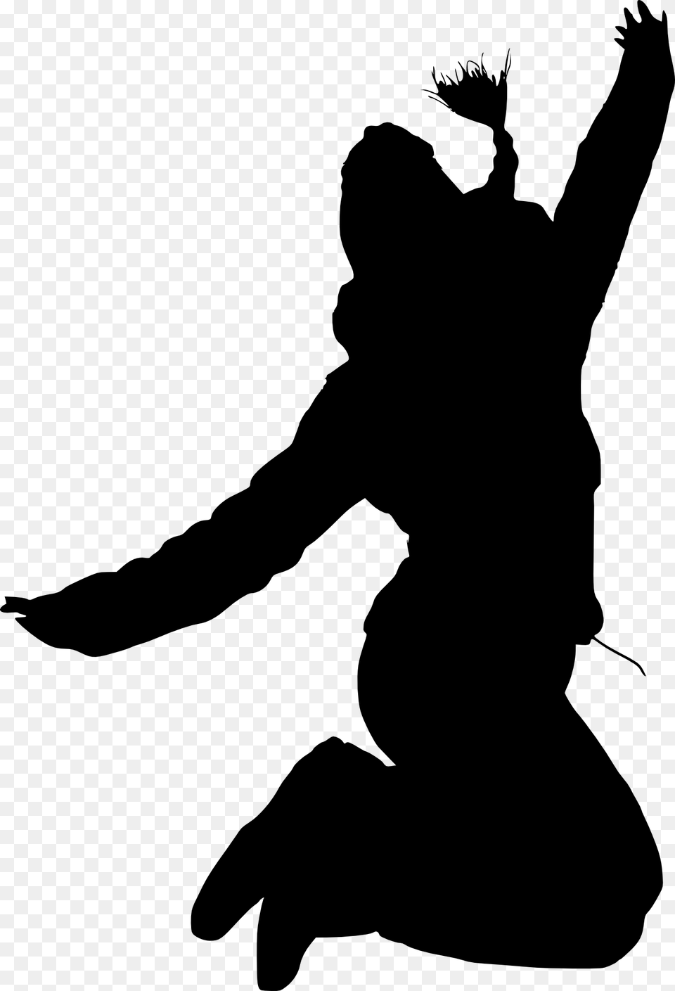 Silhouette, Kneeling, Person Free Png Download