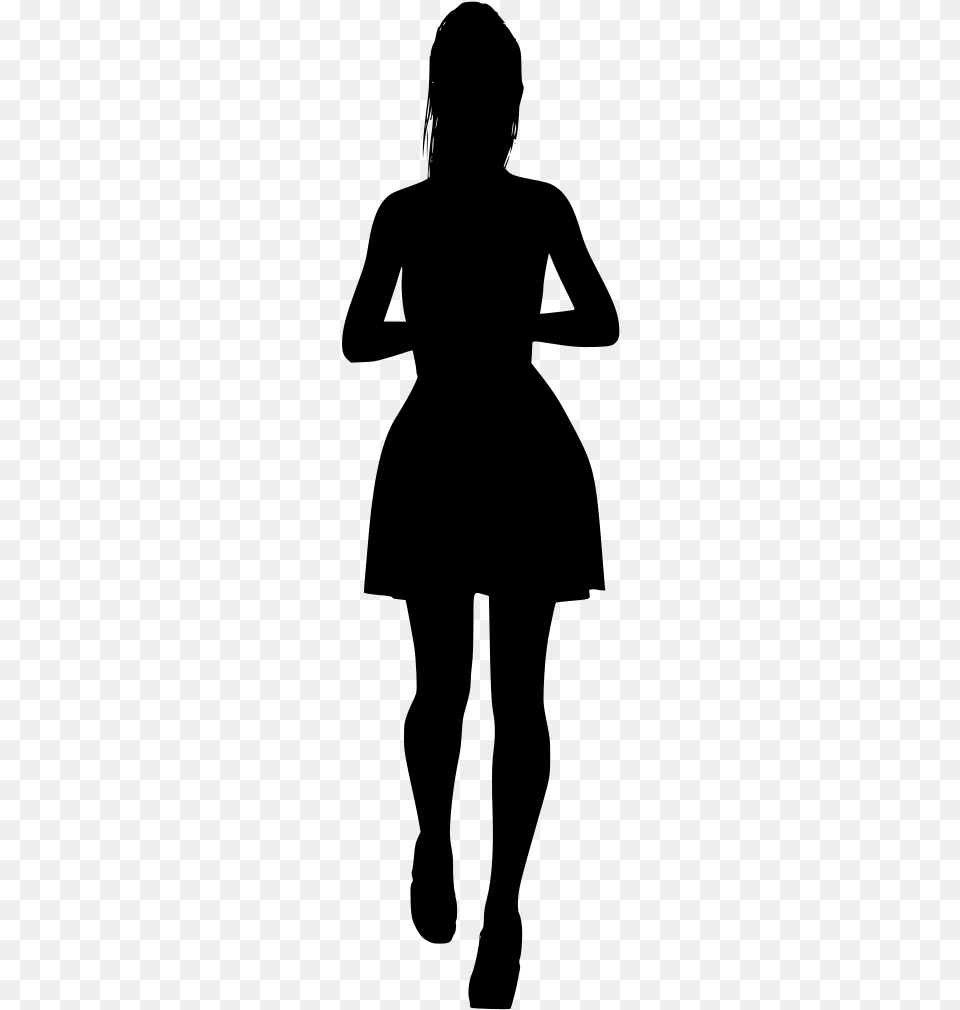 Silhouette, Gray Free Png