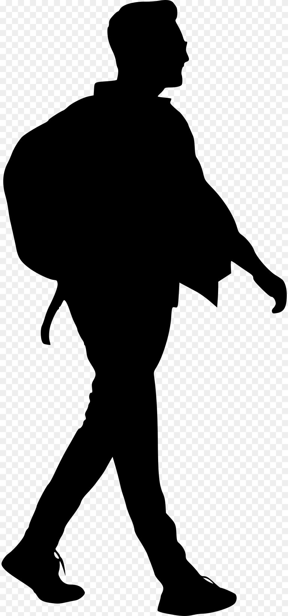 Silhouette, Gray Png