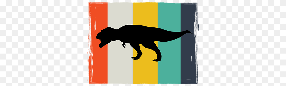 Silhouette, Animal, Dinosaur, Reptile, T-rex Png Image