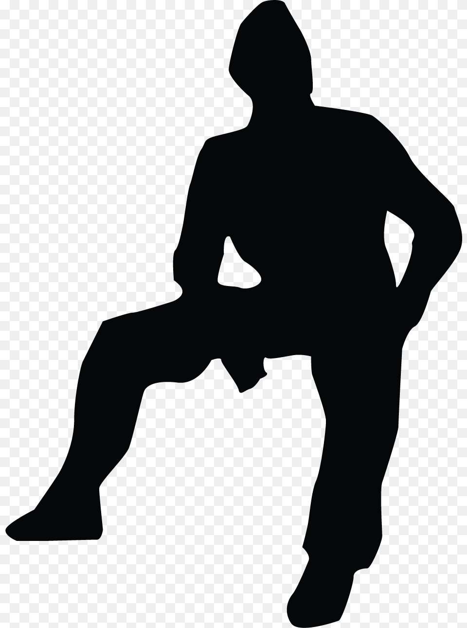 Silhouette, Adult, Male, Man, Person Free Png Download