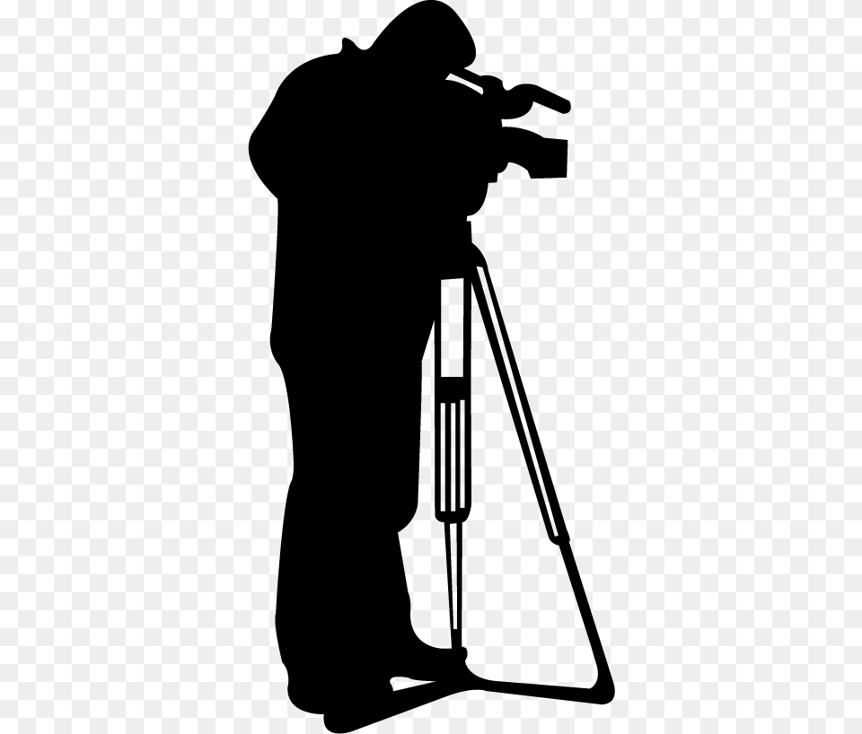 Silhouette, Person, Photographer, Photography, Tripod Free Png Download