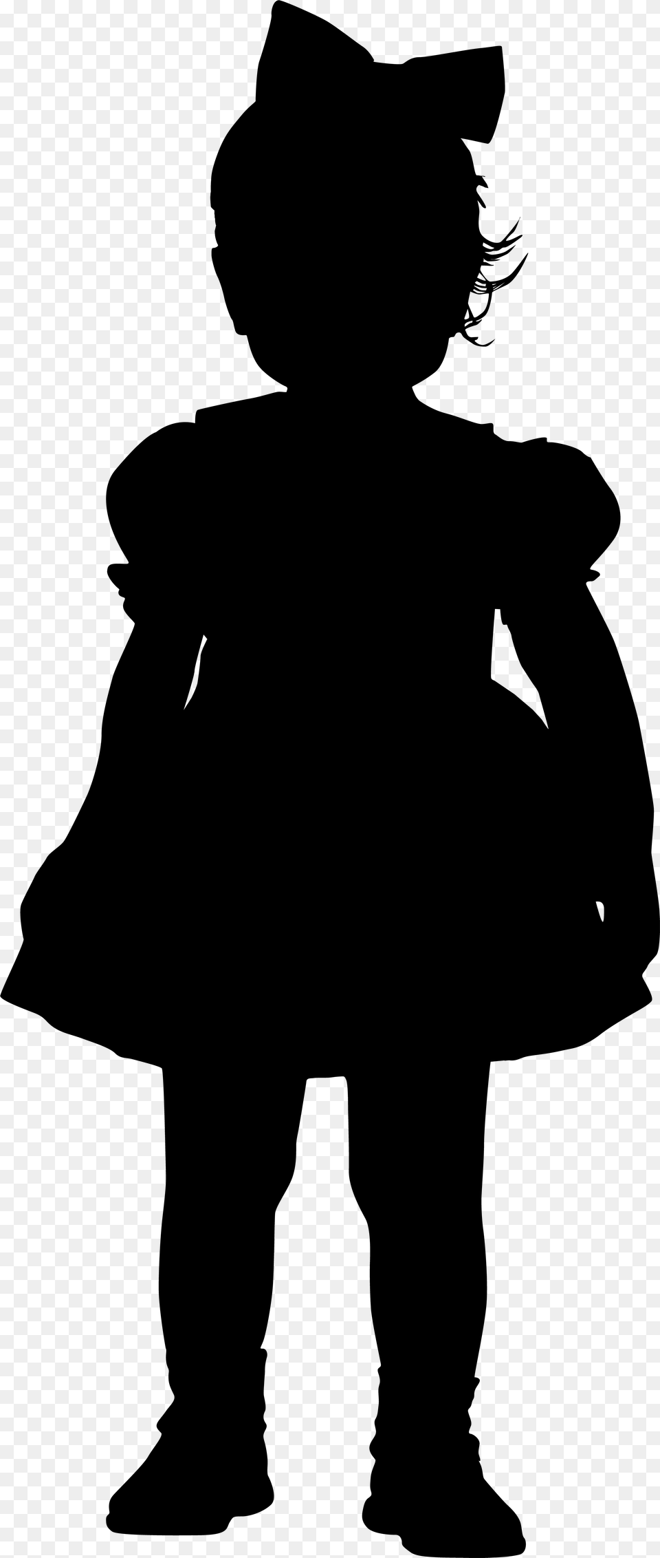 Silhouette, Gray Png