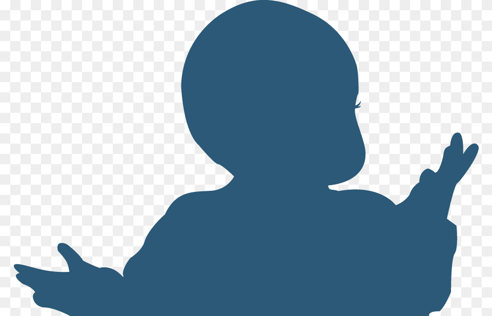 Silhouette, Baby, Person Png Image
