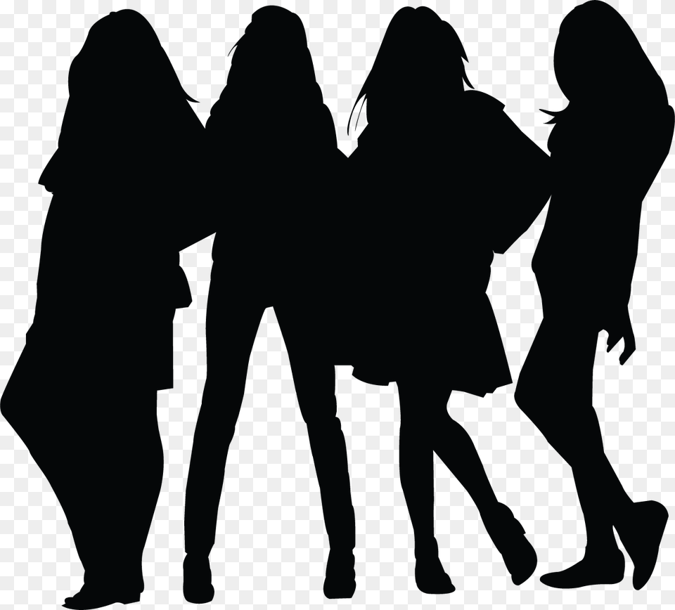 Silhouette, Adult, Person, Woman, Female Png Image