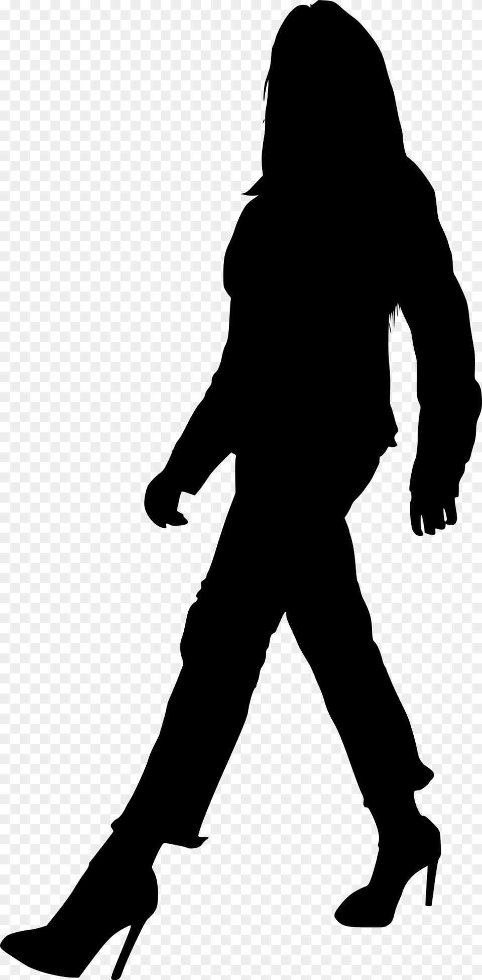 Silhouette, Gray Free Transparent Png