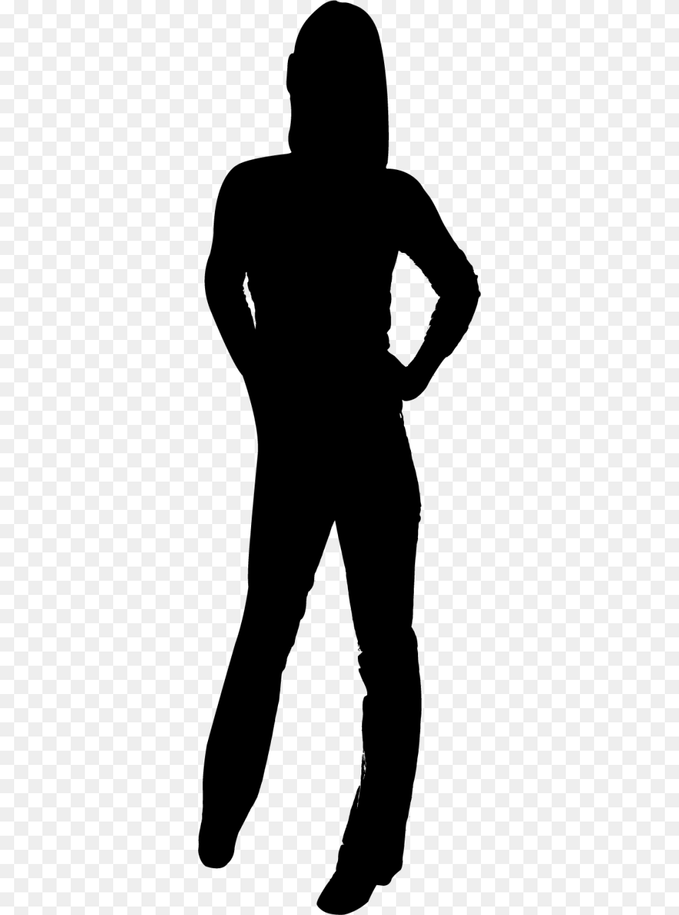 Silhouette, Gray Free Transparent Png