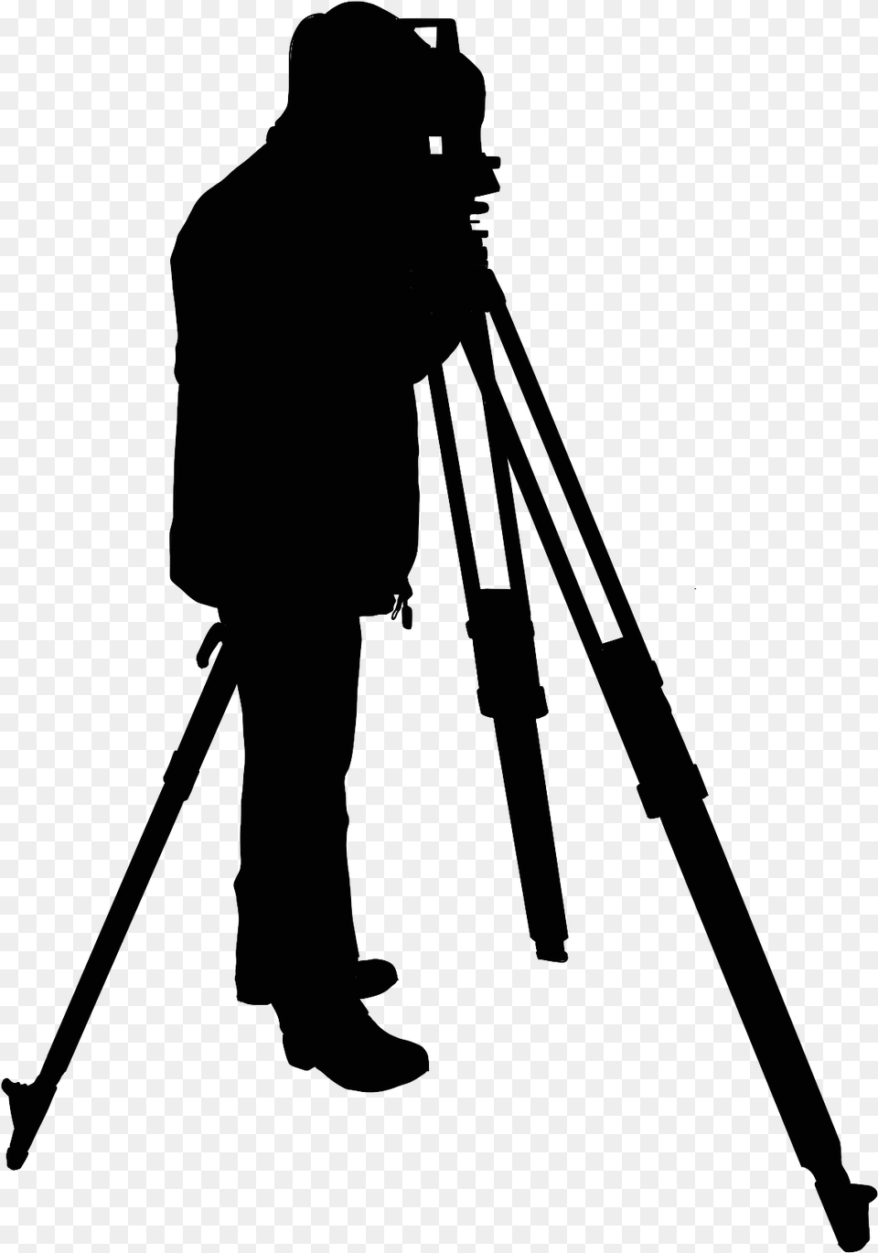 Silhouette, Tripod Free Transparent Png