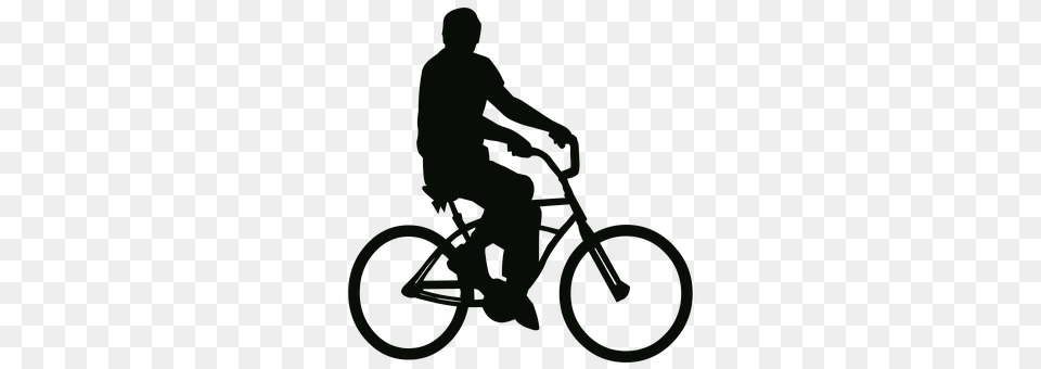 Silhouette Bicycle, Vehicle, Transportation, Cycling Png Image