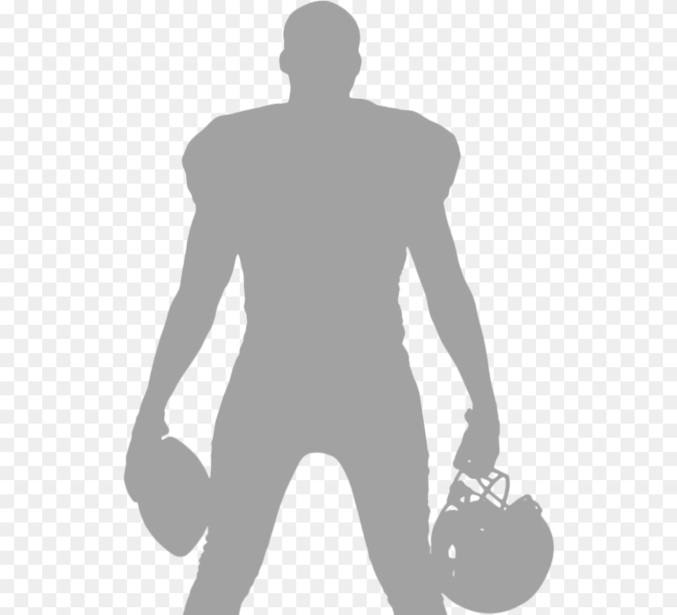 Silhouette American Football Player, Male, Adult, Person, Man Free Png