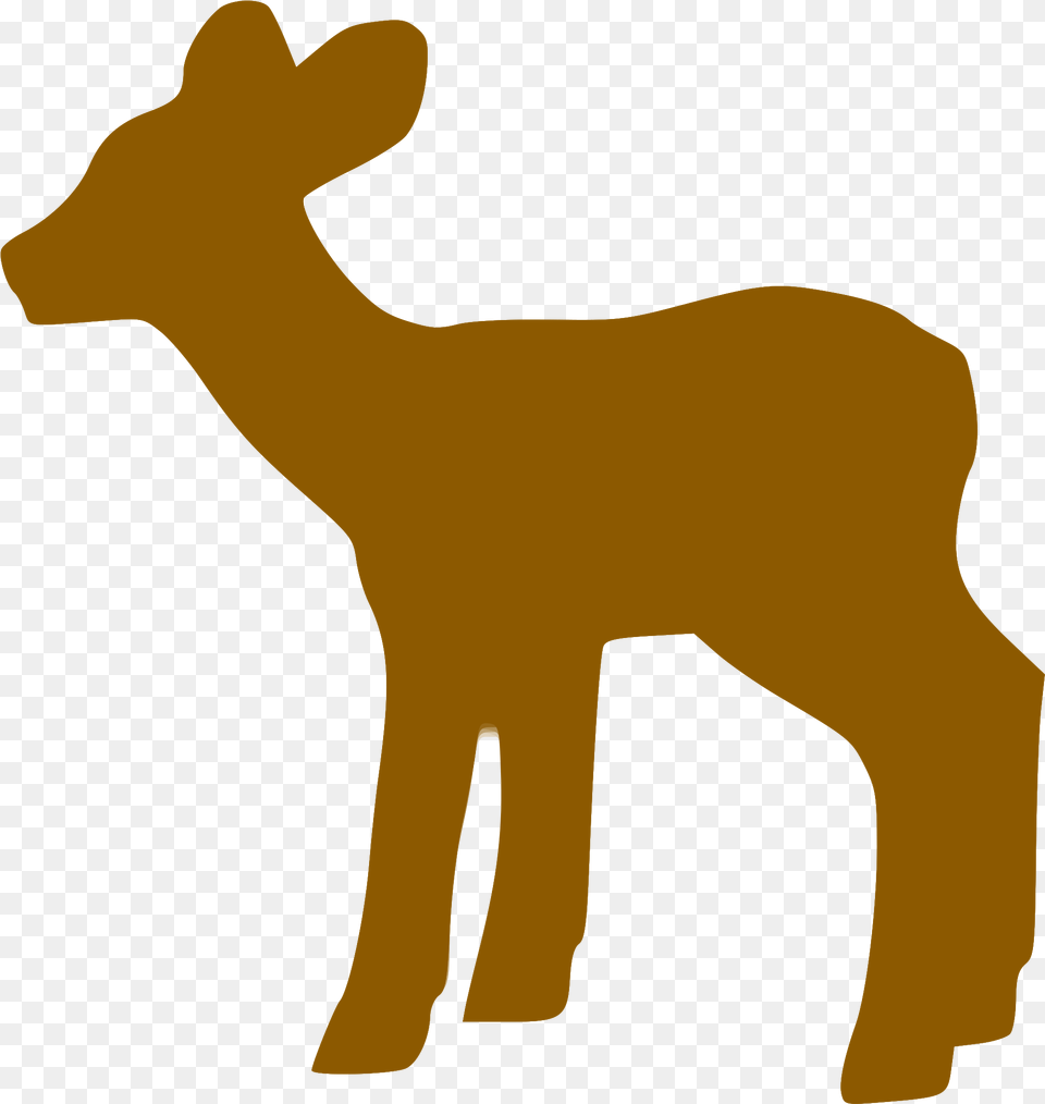 Silhouette Animaux Roe Deer, Animal, Mammal, Wildlife, Livestock Free Png Download