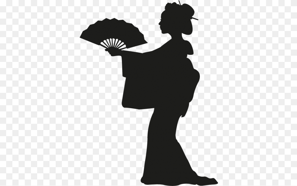 Silhouette Art Geisha, Person Free Transparent Png