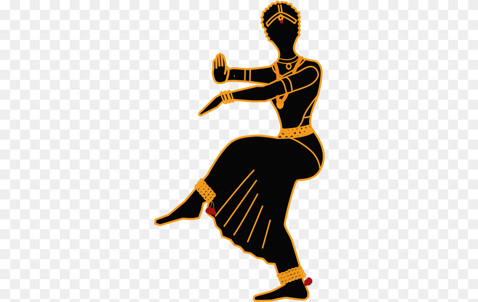 Silhouette At Getdrawings Com For Personal Bharatanatyam Clipart, Dancing, Leisure Activities, Person Free Transparent Png