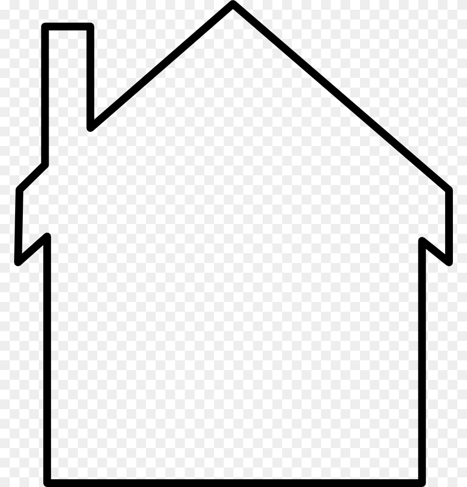 Silhouette At Getdrawings Com House Outline, Outdoors, Nature, Countryside Png Image