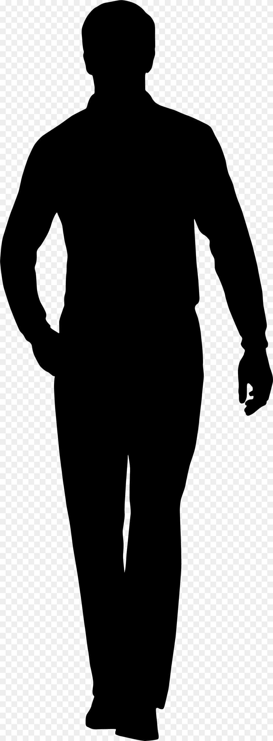 Silhouette At Getdrawings Male Model Silhouette, Gray Png