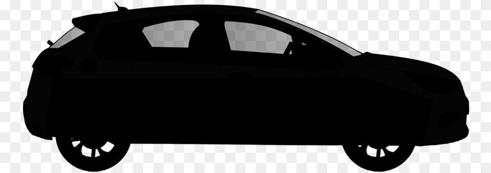 Silhouette Automobile Car Drive Porsche City Car, Gray Free Png