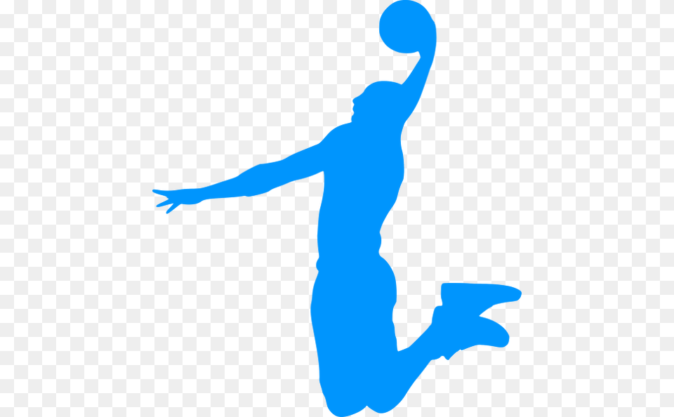 Silhouette Basket 05 Basketball Clipart Blue, Kneeling, Person, Dancing, Leisure Activities Free Transparent Png